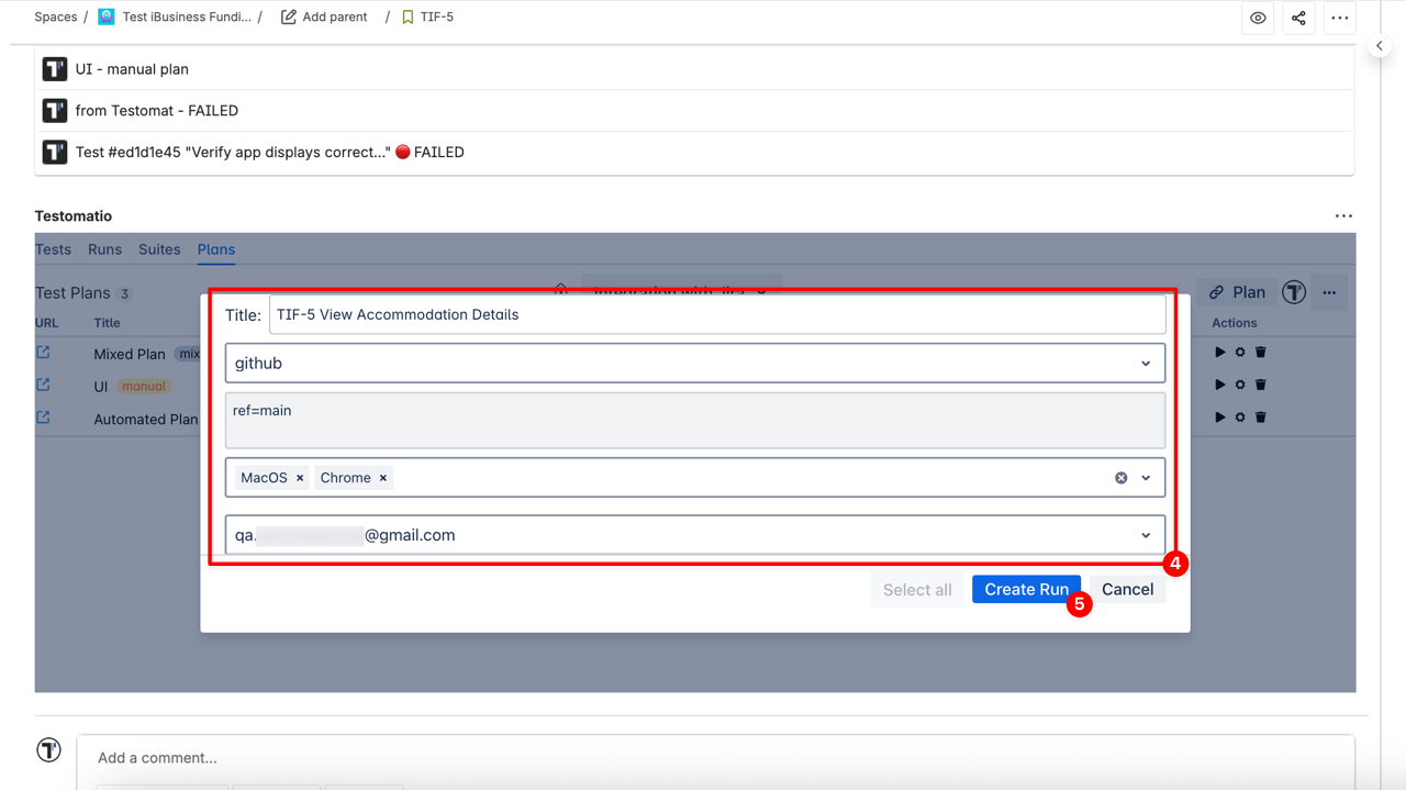 Launch Automated Run